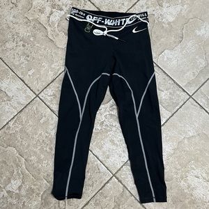 Off white leggings, size medium.